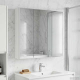 Bathroom Mirror Cabinet White 73.5 x 15.5 x 70 cm 889255