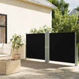 Retractable Side Awning Black 140x1200 cm 318060