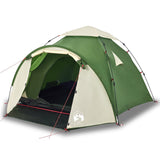 ZNTS Camping Tent Dome 3-Person Green Quick Release 4004226