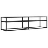 TV Cabinet Black Tempered glass, powder-coated steel Medium 331719