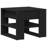 Coffee Table Black Oak 55.5 x 55 x 45 cm Engineered Wood 862730