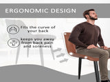 Dining Chairs, Modern Chair, Scandinavian Faux Leather Chair with High Back for Living Room 03517561