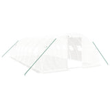 Greenhouse with Steel Frame White 32 m 8x4x2 m 3188074