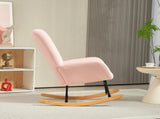 Teddy Fleece Rocking Chair - Pink T3398P342216