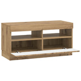 LED TV Cabinet Artisan Oak Engineered Wood 897444