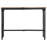 7 Piece Bar Set Solid Rough Wood Mango and Metal 3216413