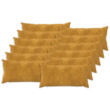Cushion Cover 12 pcs HEERLEN Yellow 40 x 80 cm 909993