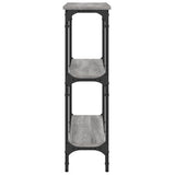 Console Table Grey Sonoma 100x22.5x75 cm Engineered Wood 834028