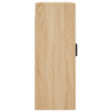 Wall Mounted Cabinet Sonoma Oak 69.5x34x90 cm 828423