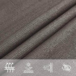ZNTS Sunshade Sail HDPE Triangular 5x5x5 m Anthracite 42281