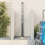 Outdoor Solar shower Black 217 cm PVC and Aluminium 42003409
