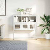Sideboard White 100.5x39x107 cm Cold-rolled Steel 853421