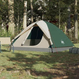 ZNTS Camping Tent Dome 6-Person Green Waterproof 94412