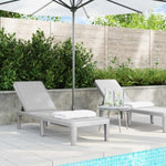 ZNTS Sun Lounger Grey 159x57x83.5 cm Polypropylene 4008101