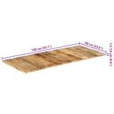 Table Top Solid Mango Wood 15-16 mm 140x60 cm 286015