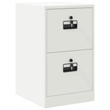 File Cabinet White 44 x 50 x 74.5 cm Cold-Rolled Steel 891597