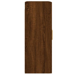 Wall Mounted Cabinets 2 pcs Brown Oak Engineered Wood 3197904