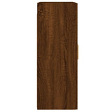 Wall Mounted Cabinets 2 pcs Brown Oak Engineered Wood 3197904