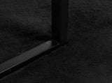 Anti-Slip Faux Rabbit Fur Rug OLITE Black 200 x 280 cm 42021727
