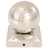 Post Caps 6 pcs Globe Final Stainless Steel 91x91 mm 145495