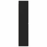 Wall-mounted Bathroom Cabinet Black 33 x 34.5 x 160 cm 890643