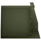 Retaining Wall 50 x 50 x 50 cm Steel Olive Green 8015191