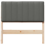 Upholstered Headboard with Headboard Brown and Light Grey 90 cm 880198