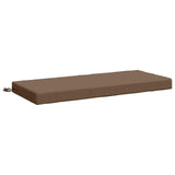 2-Piece Bench Cushions SOEST 2 pcs 100% Polyester Taupe 950129
