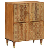 Side Cabinet 60x33x75 cm Solid Wood Mango 358310