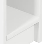 ZNTS Bedside Cabinet with Drawer White 20x36x60 cm 858695