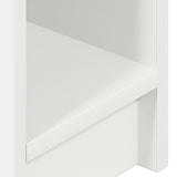 ZNTS Bedside Cabinet with Drawer White 20x36x60 cm 858695