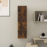 Wall-mounted TV Cabinet Smoked Oak 30.5x30x110 cm 826676