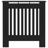 Engineered Wood Radiator Cover Black 78 cm 325560