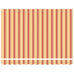 Retractable Awning Yellow and White 3.5x2.5 m Fabric and Aluminium 3154557