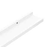 Wall Shelves 4 pcs White 100x9x3 cm 326663