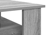 Coffee Table Grey Sonoma 90 x 50 x 40 cm Engineered Wood 8000217