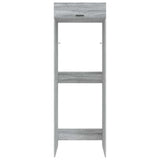 Wash Machine Cabinet with Door Grey Sonoma 67.5 x 68 x 200 cm 3422789