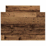 Bed Frame with Headboard Old wood 75 x 190 cm Engineered wood 3329306