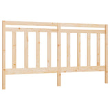 Bed Headboard 206x4x100 cm Solid Wood Pine 817810