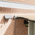 Retractable Awning Manual Multicolour 450 x 300 cm Fabric 3330932