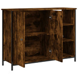 Sideboard Smoked Oak 100x33x75 cm Engineered Wood 835551
