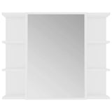 3 Piece Bathroom Furniture Set White Engineered Wood 3056943