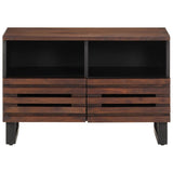 TV Cabinet Brown 70x34x46 cm Solid Wood Mango 377443
