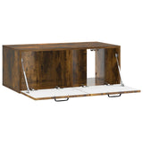 Wall-Mounted TV Cabinet Smoked Oak 78.5 x 41 x 30 cm 899370
