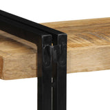 Wall Shelf 90x33x45 cm Solid Rough Wood Mango 4017485