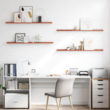 Wall Shelf with Shelf 4 pcs Red 115 x 9 x 3 cm Engineered Wood 42020010