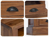 Storage Cabinet Natural 60 x 30 x 60 cm Solid Teak Wood 42017952