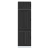 Kitchen Cupboard Lucca Black Engineered Wood 853868