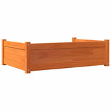 Dog Bed Wax Brown 95.5x65.5x28 cm Solid Wood Pine 844465