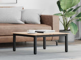 Coffee Table Natural 60 x 60 x 36 cm Solid Pine Wood 892759